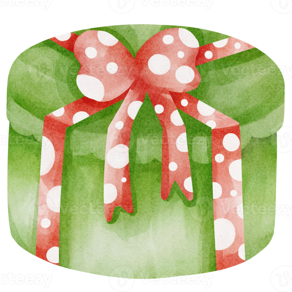 watercolor giftbox cute png