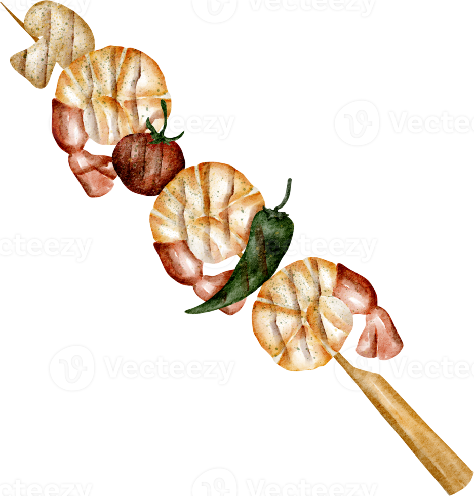 waterverf barbecue klem kunst png