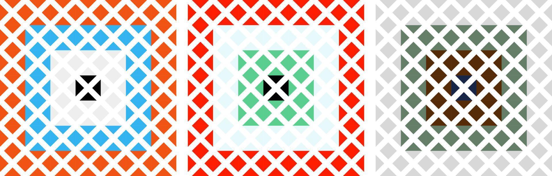 Abstract pattern design. Background design vector. Modern textile and fabric pattern. Beautiful tiles pattern. vector