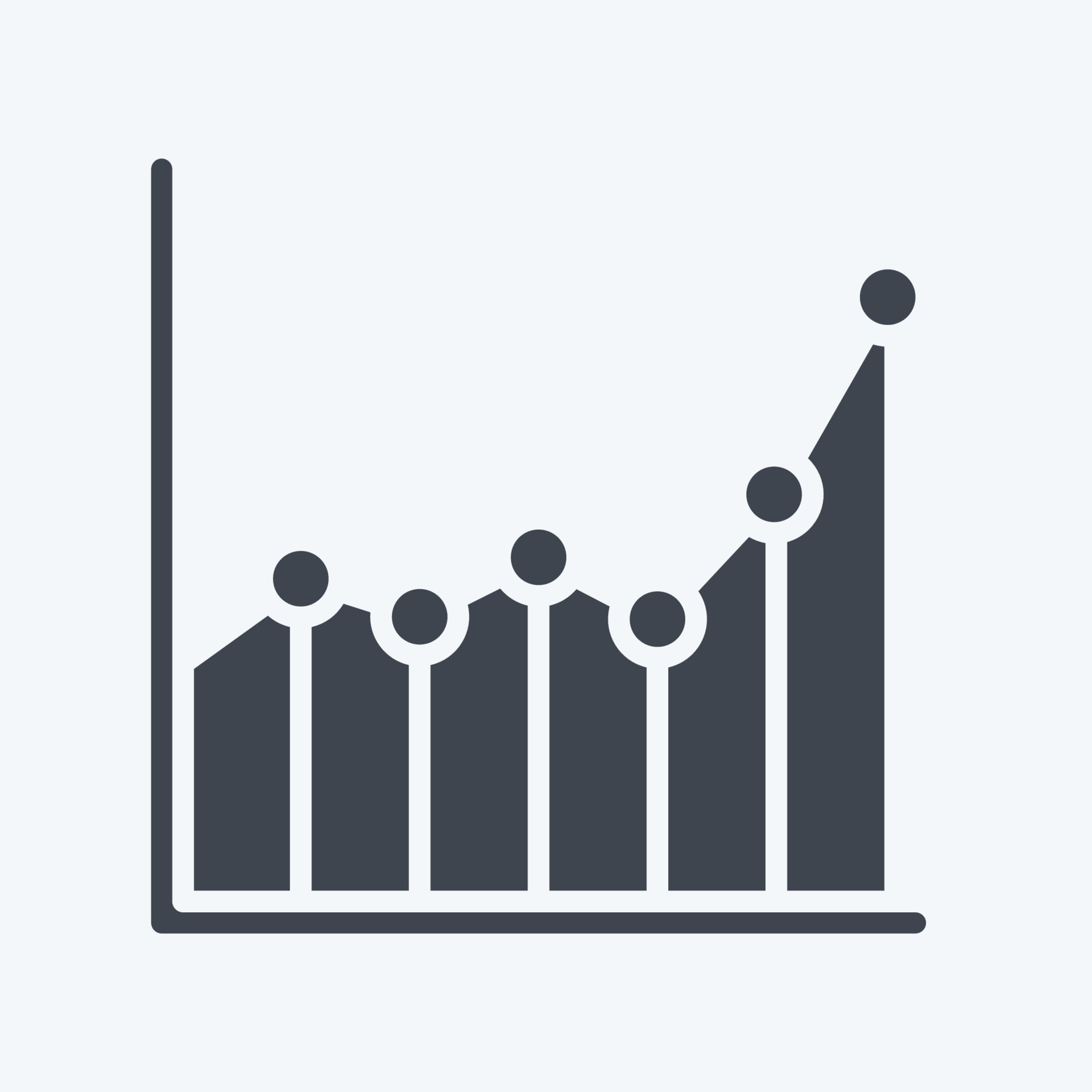 Icon Sample Data. related to Machine Learning symbol. glyph style