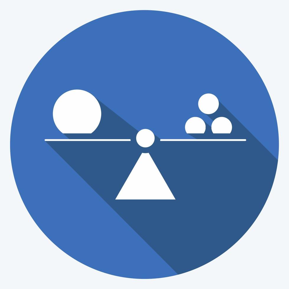 Icon Meta Learning. related to Machine Learning symbol. long shadow style. simple design editable. simple illustration. simple vector icons