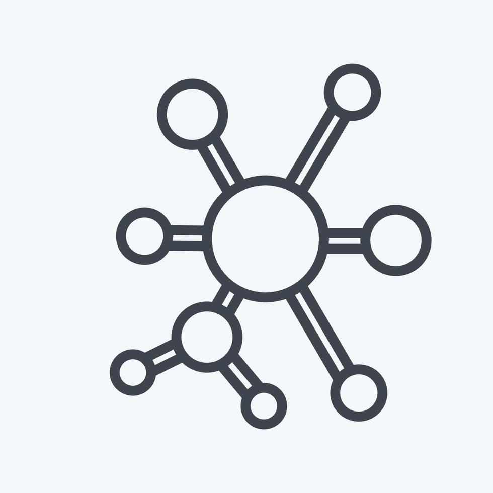Icon Q-Learning. related to Machine Learning symbol. line style. simple design editable. simple illustration. simple vector icons