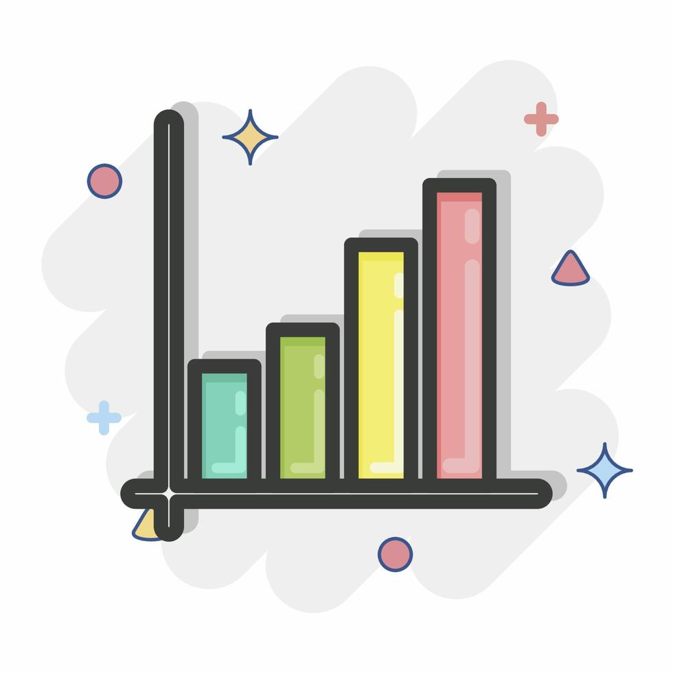Icon Mathematical Model. related to Machine Learning symbol. Comic Style. simple design editable. simple illustration. simple vector icons