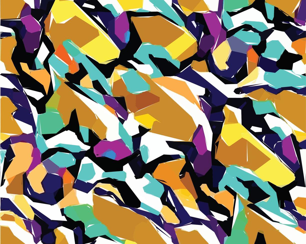 Colorful camouflage safari pattern. Illustration for wallpaper, fabrics, wrappers, postcards, greeting cards, wedding invitations, banners, web. vector