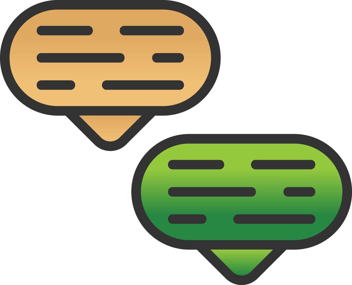 Chat Bubble Vector Icon Design