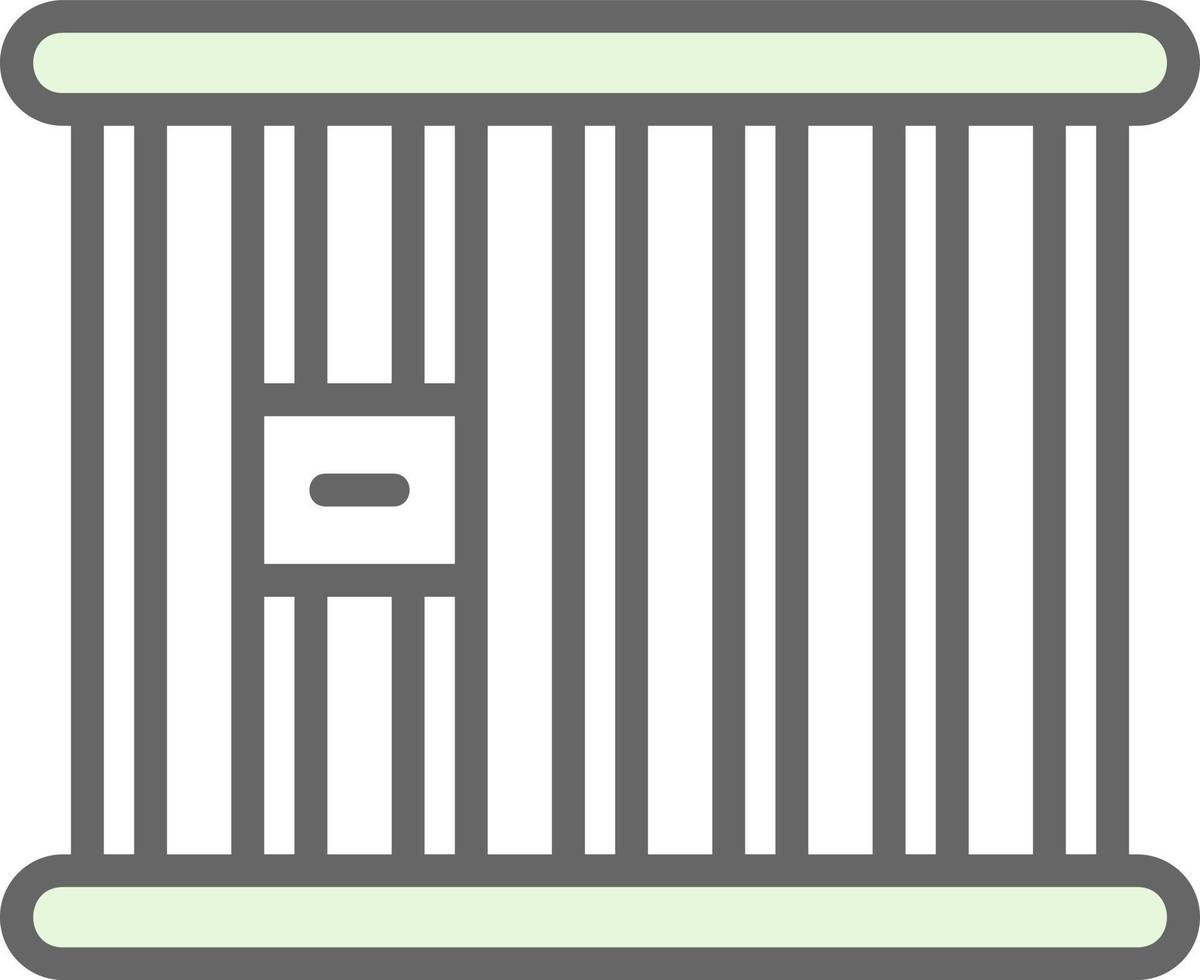 Prison Cell Vector Icon Design