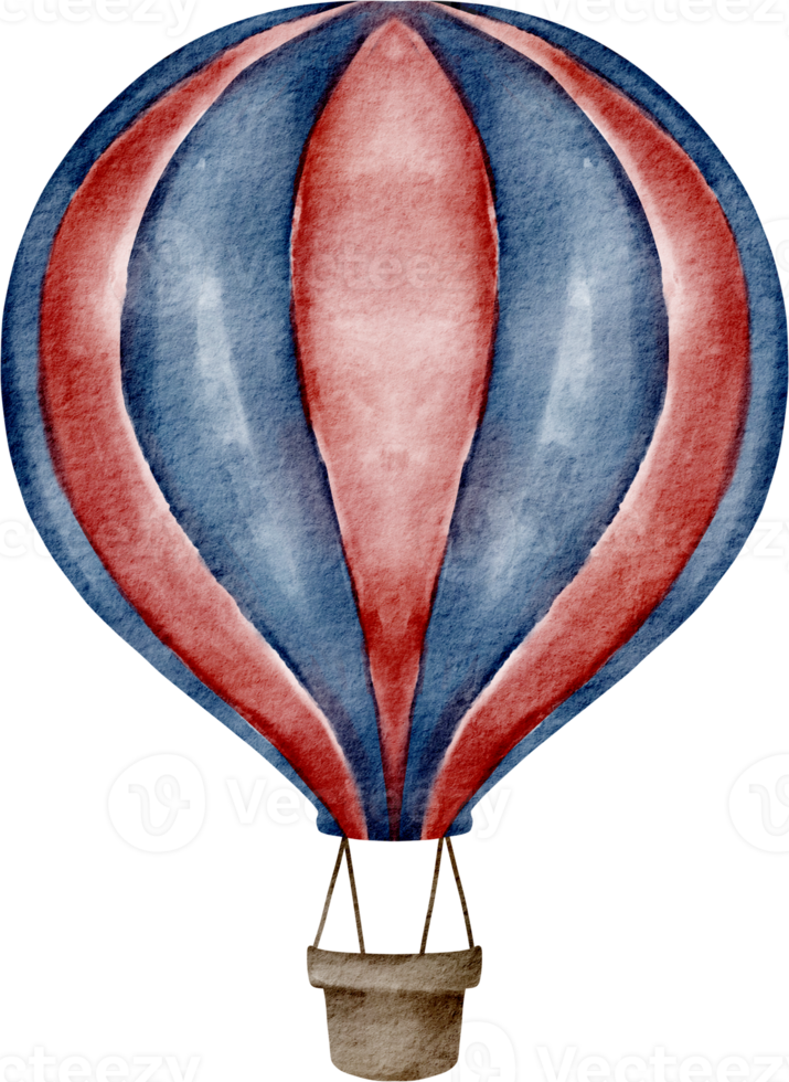 watercolor balloon travel clip art png