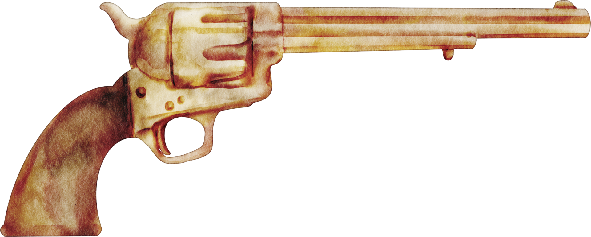arma de cowboy aquarela 16532795 PNG