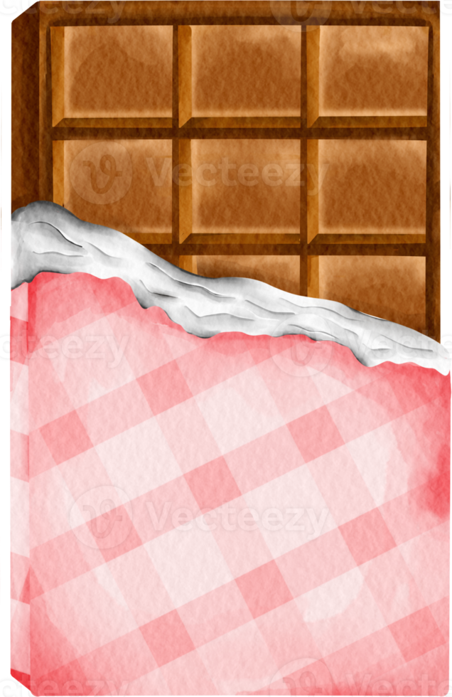 aquarel chocoladereep png