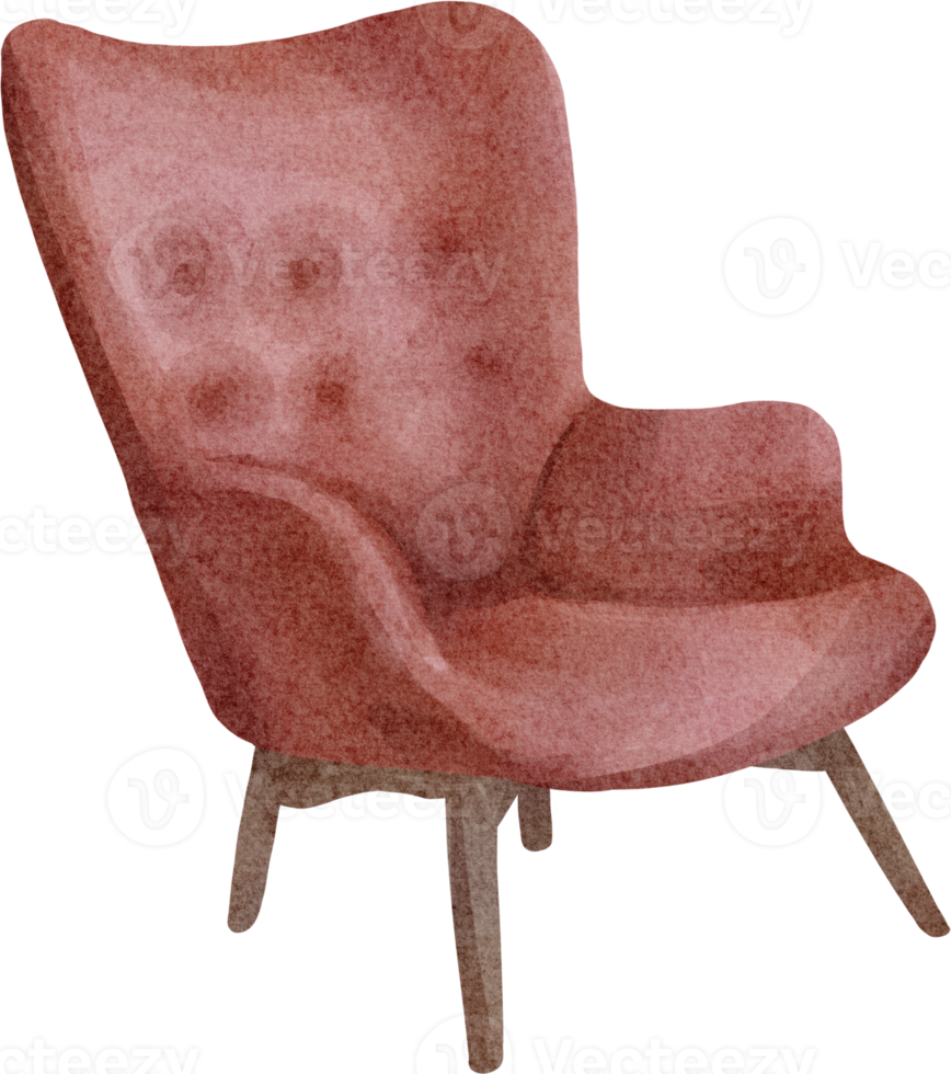 watercolor sofa couch png