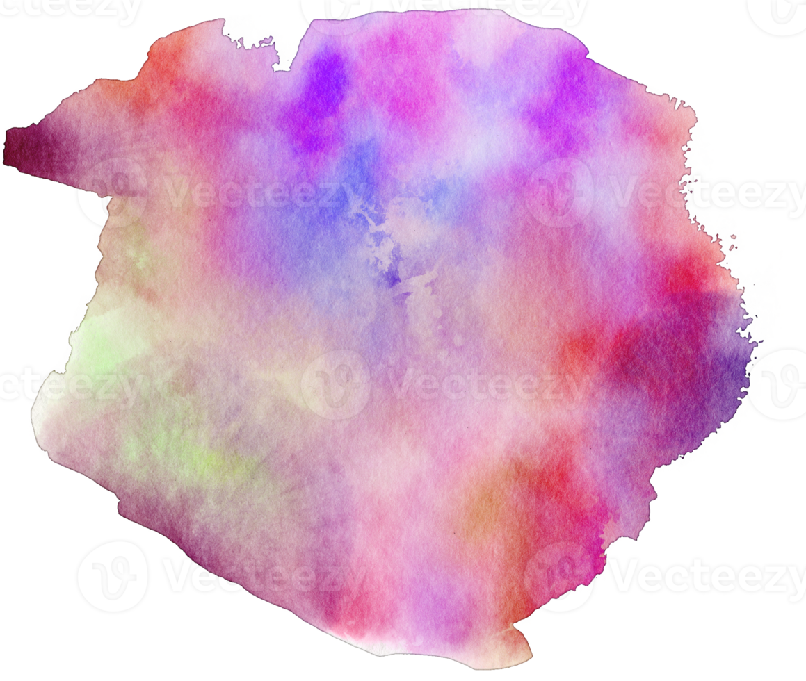 watercolor stain colorful png