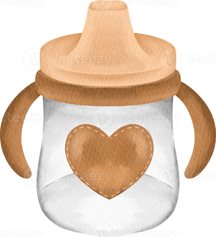 watercolor milk bottle png