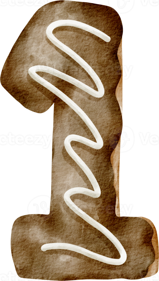 number cookie one png