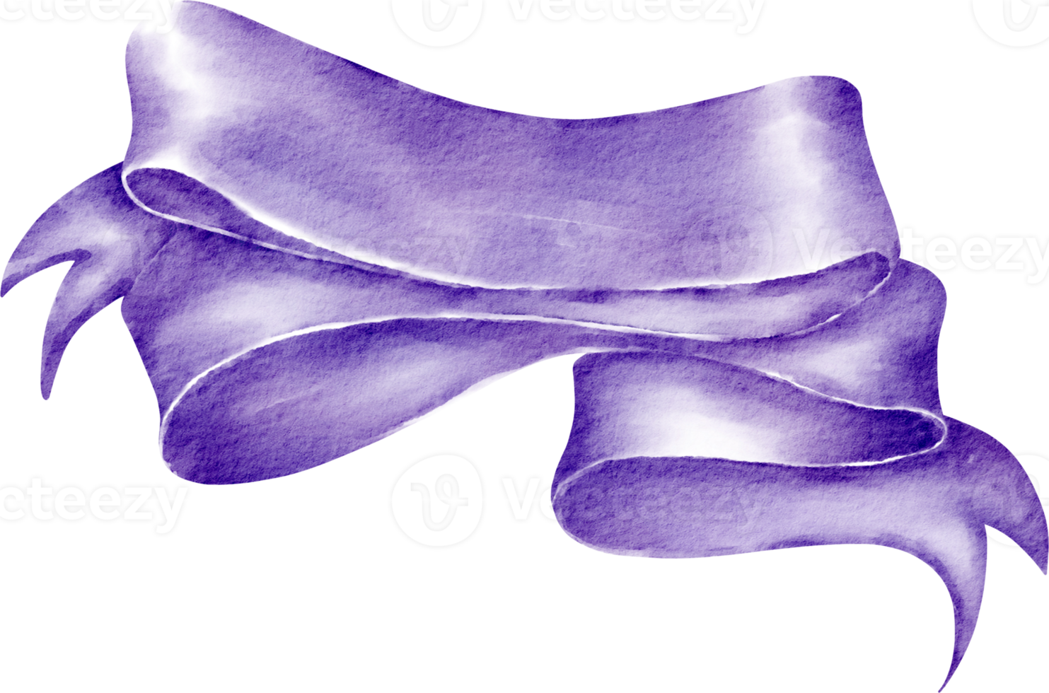 waterverf lint Purper png