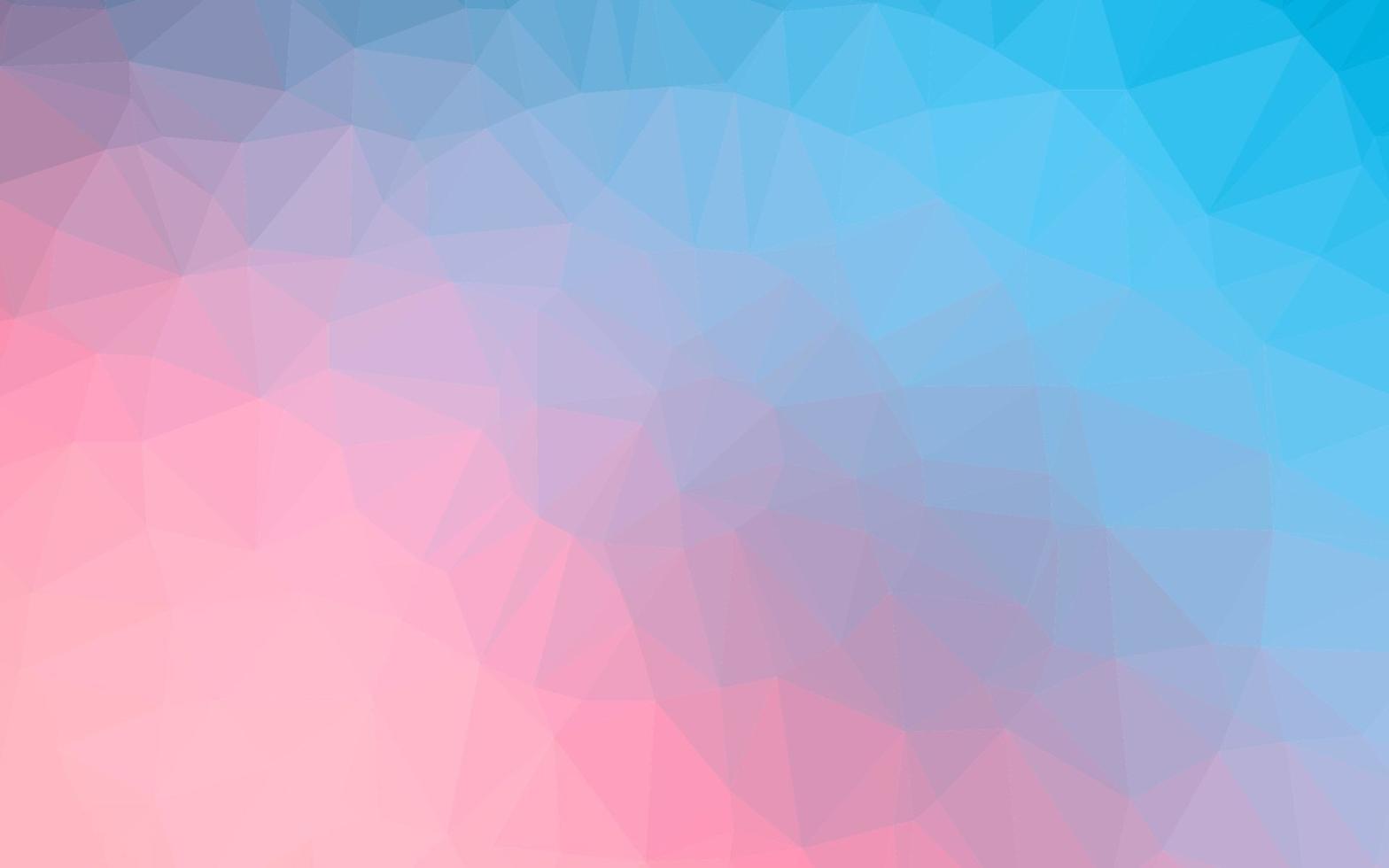 Light Blue, Red vector triangle mosaic cover.
