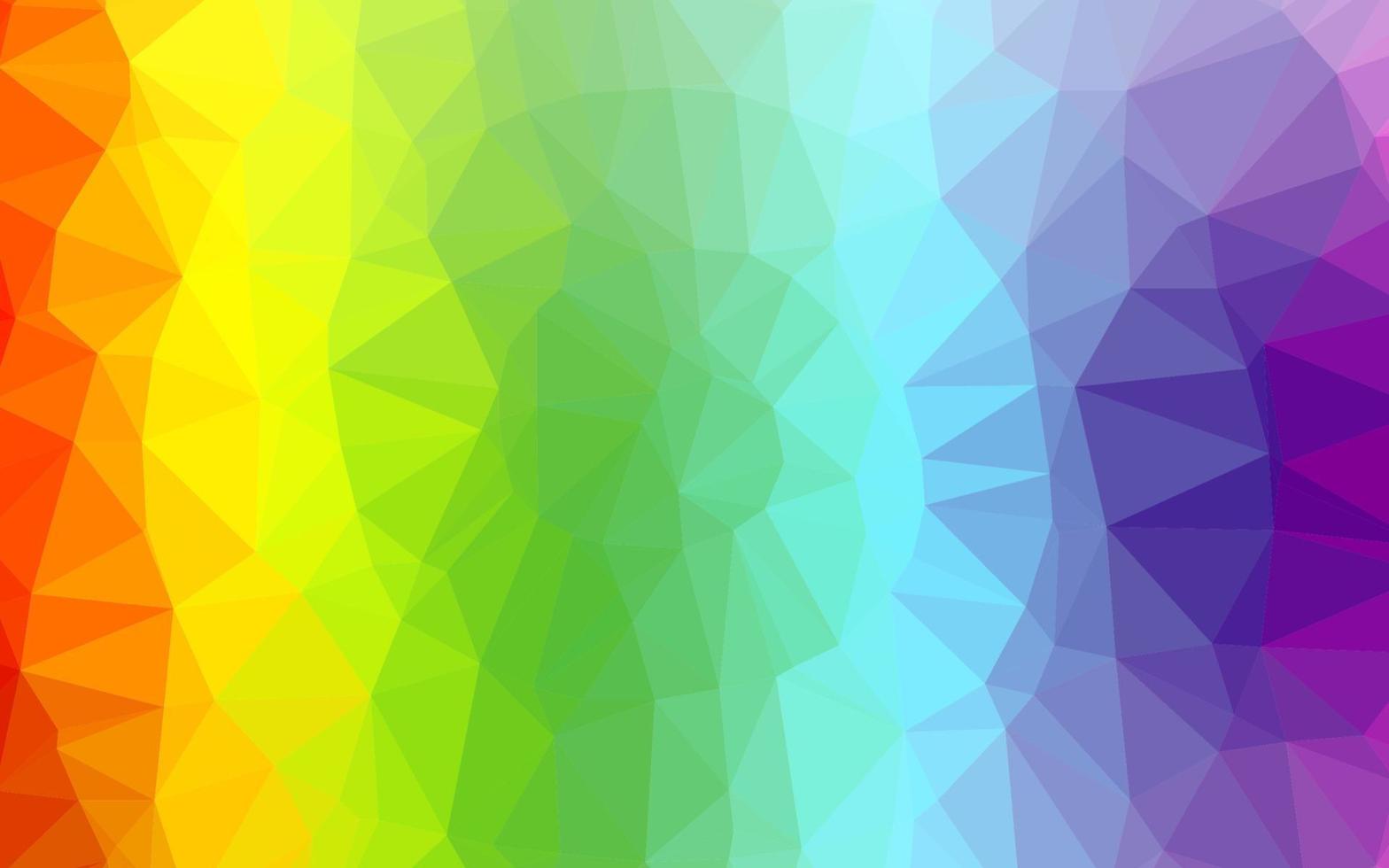 Light Multicolor, Rainbow vector polygon abstract layout.
