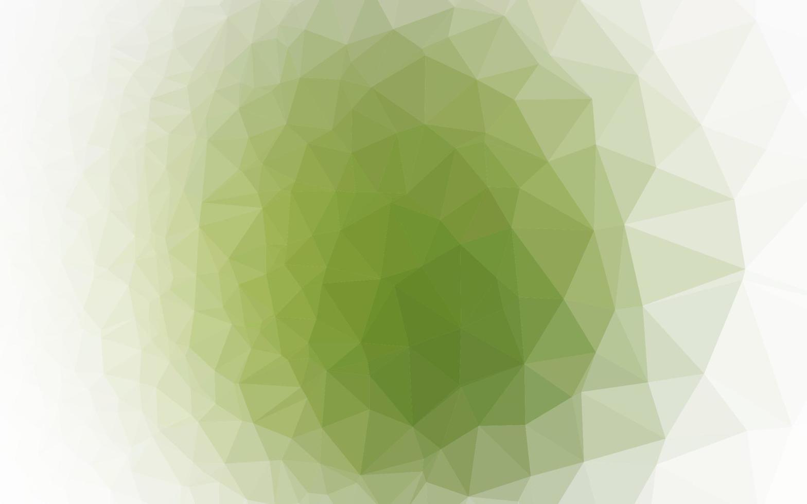 vector verde claro brillante plantilla triangular.