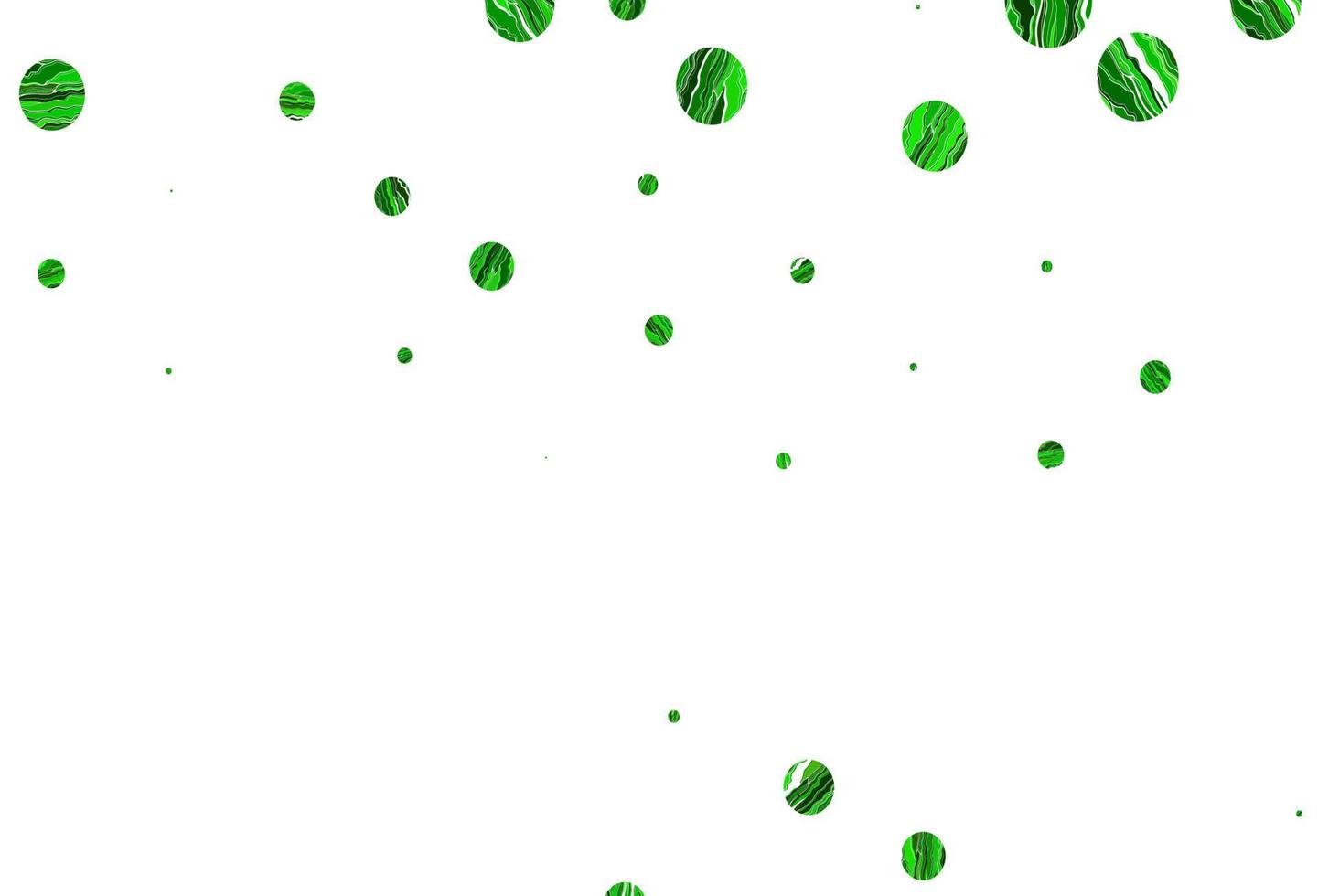 Light green vector template with circles.