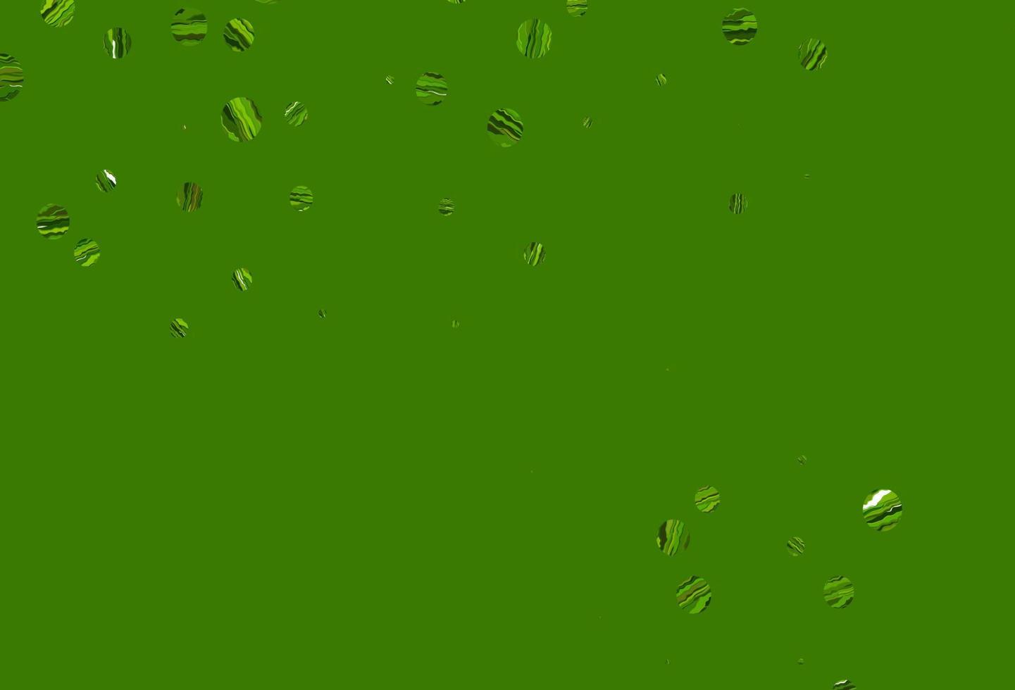 Light green vector texture with disks.