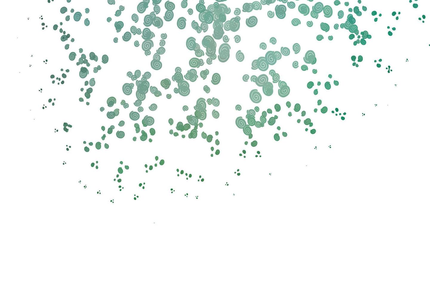 Light Green vector template with liquid shapes.