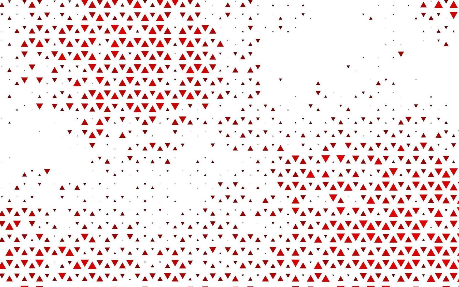 Light Red vector texture in triangular style.