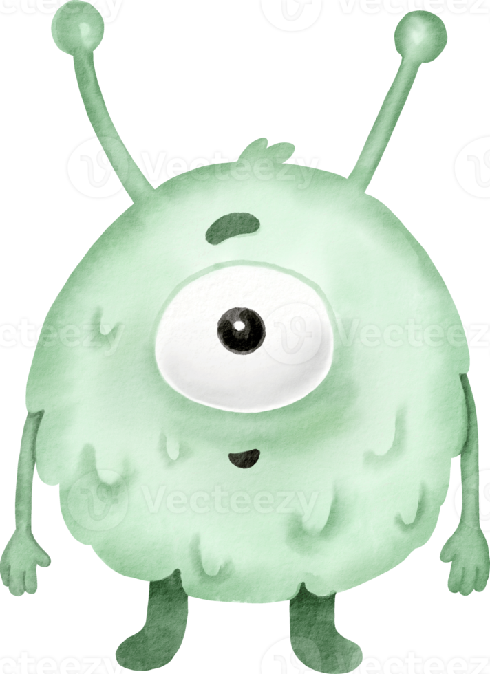 aquarela clipart alienígena png