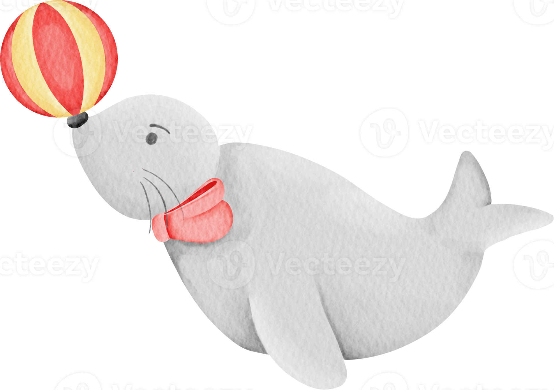 Circus Seal Png Cute Circus Seal Playing A Ball Royal - vrogue.co