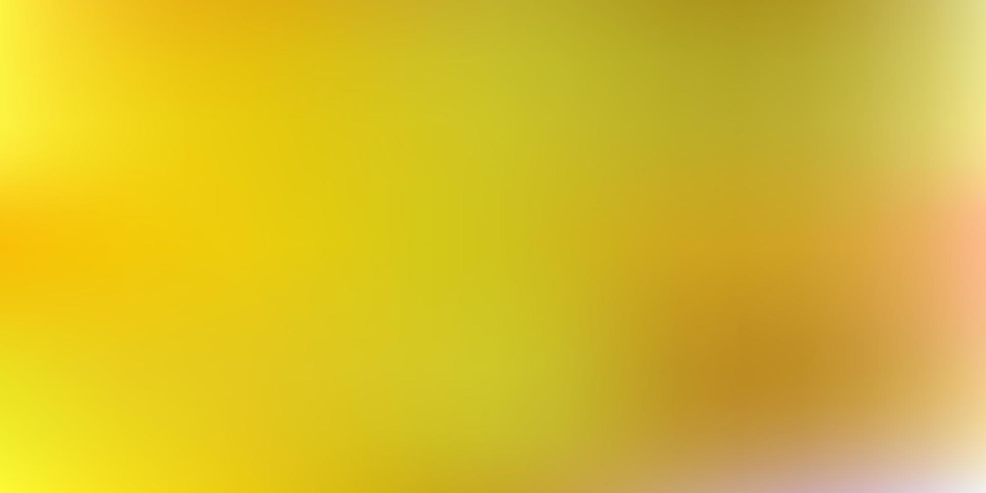 Light pink, yellow vector abstract blur texture.