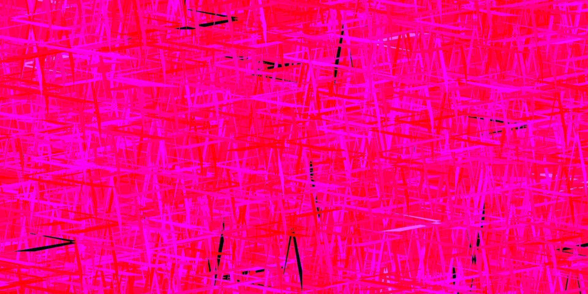 Dark Pink vector pattern with sharp lines.