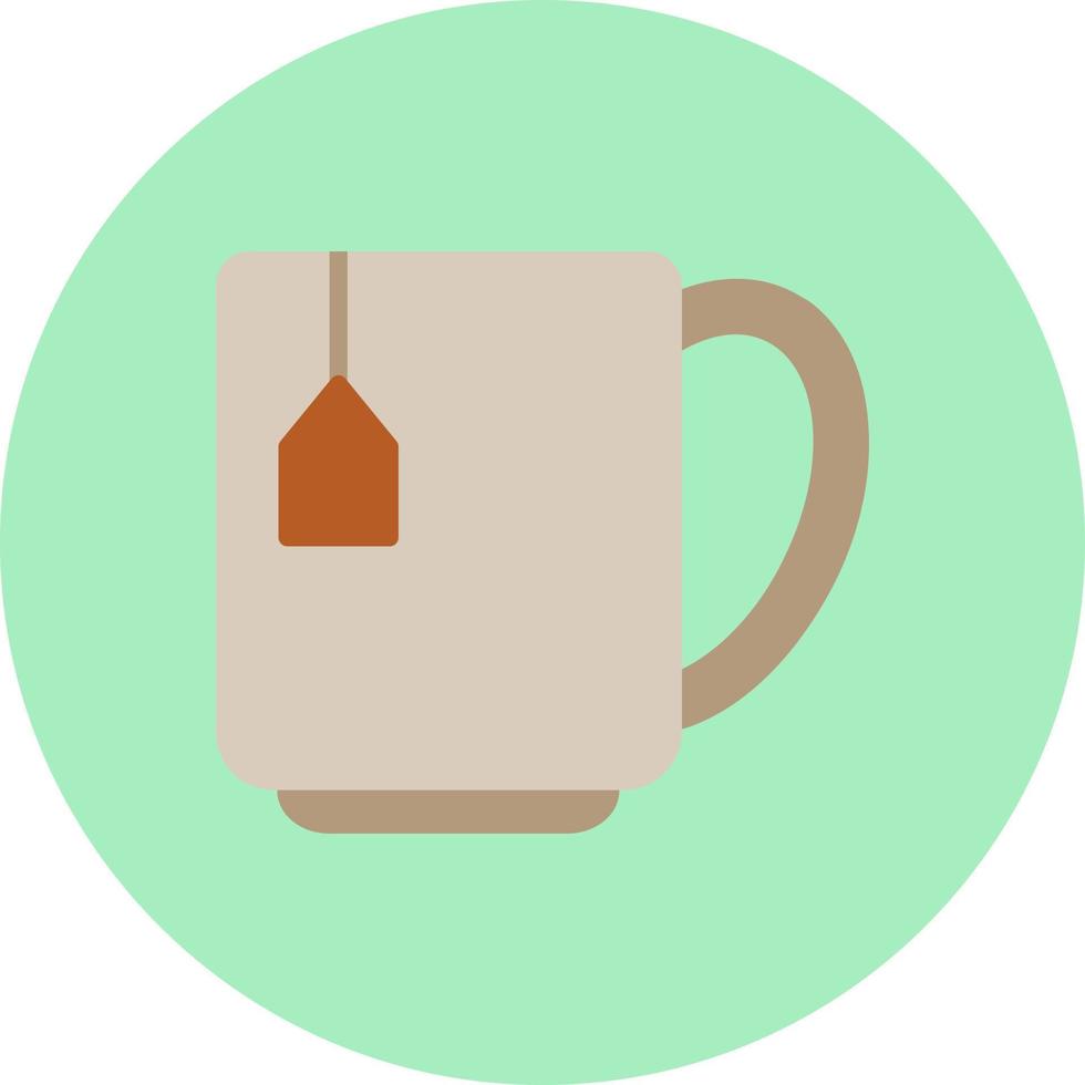 icono de vector de taza de té