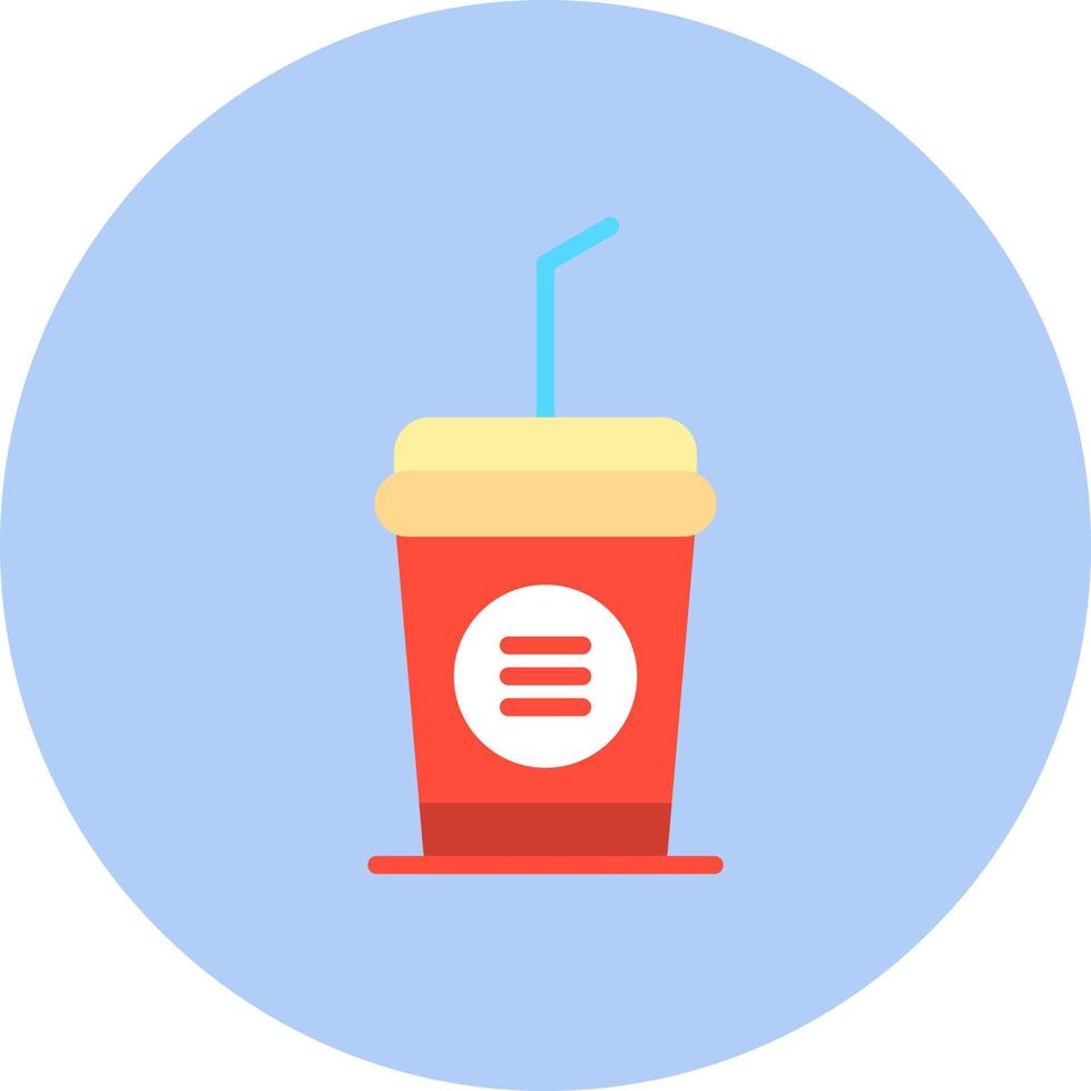 Cold Drink Vector Icon