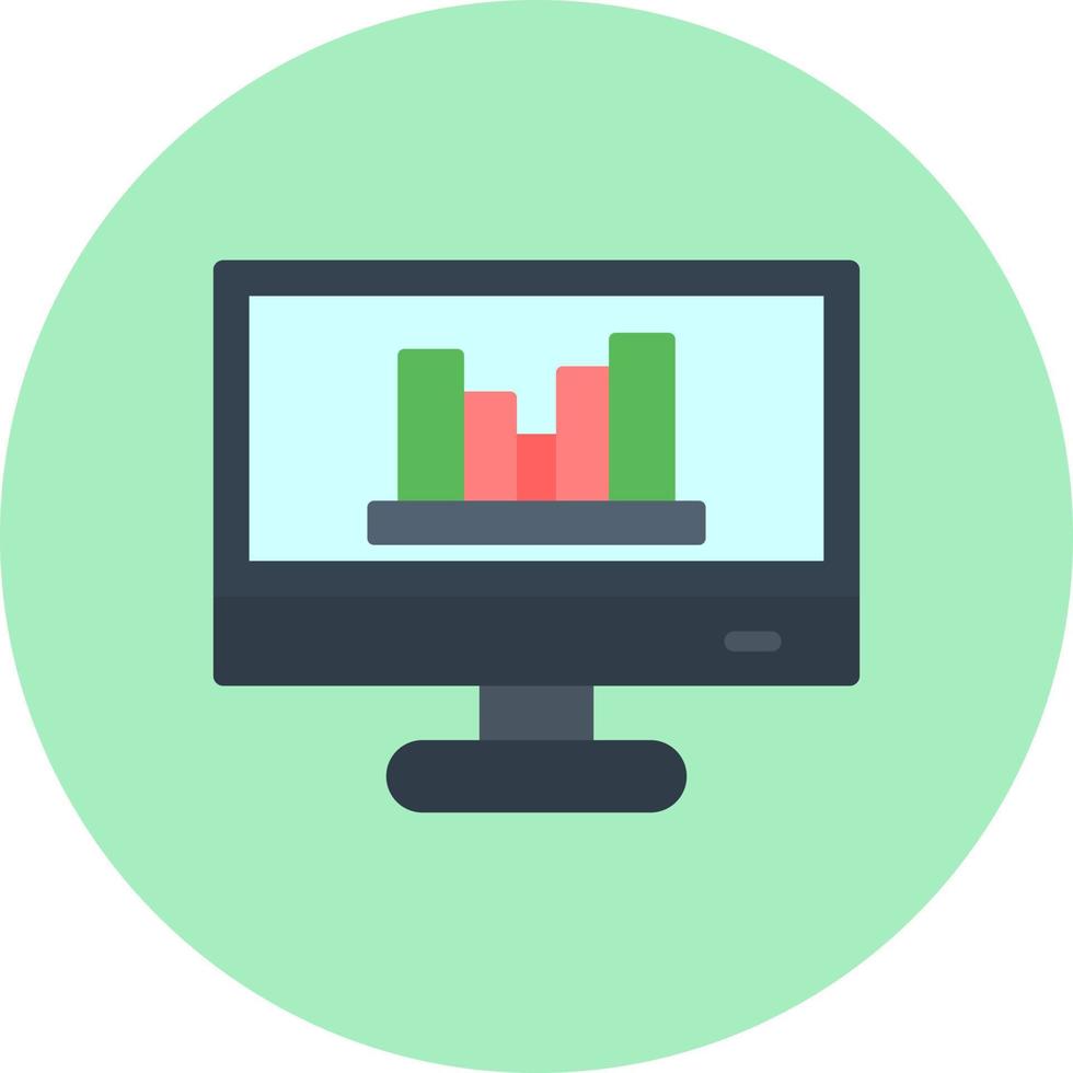 OnVector Bar Chart Vector Icon