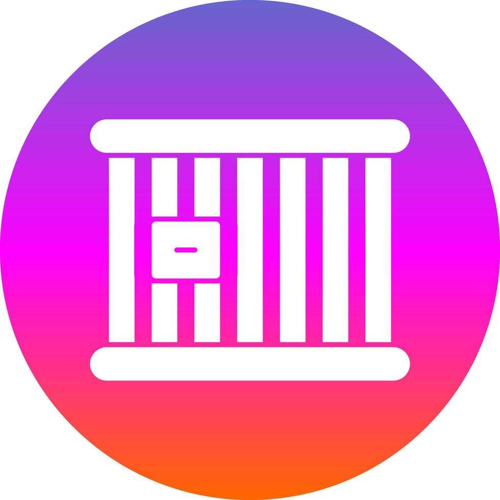 Prison Cell Vector Icon Design
