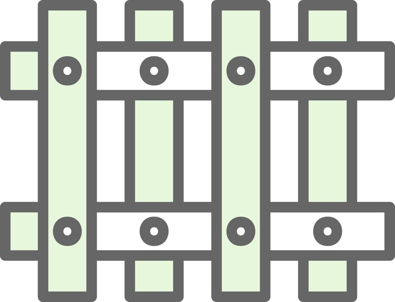 Fence Vector Icon Design