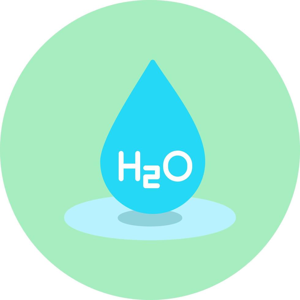 H2o Vector Icon