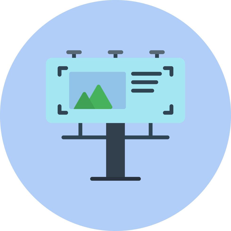 Billboard Vector Icon