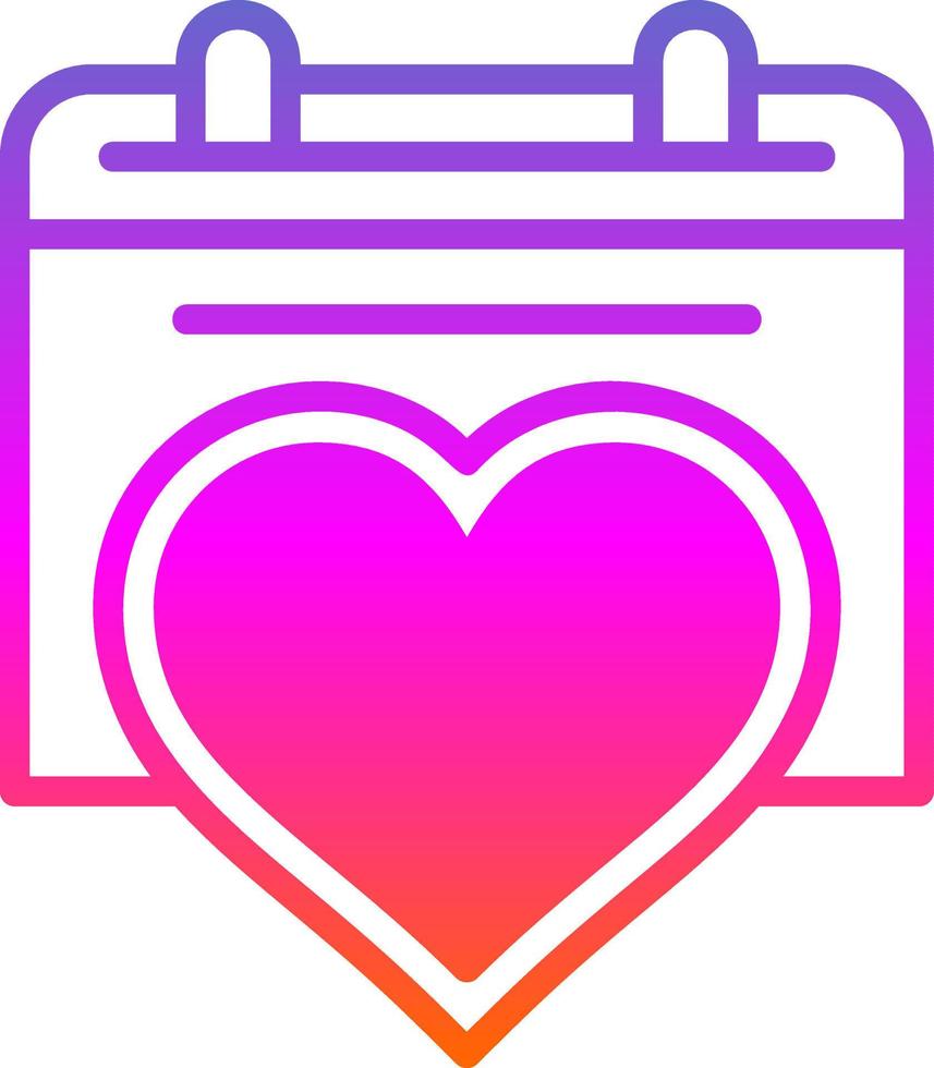 Romantic Date Vector Icon Design