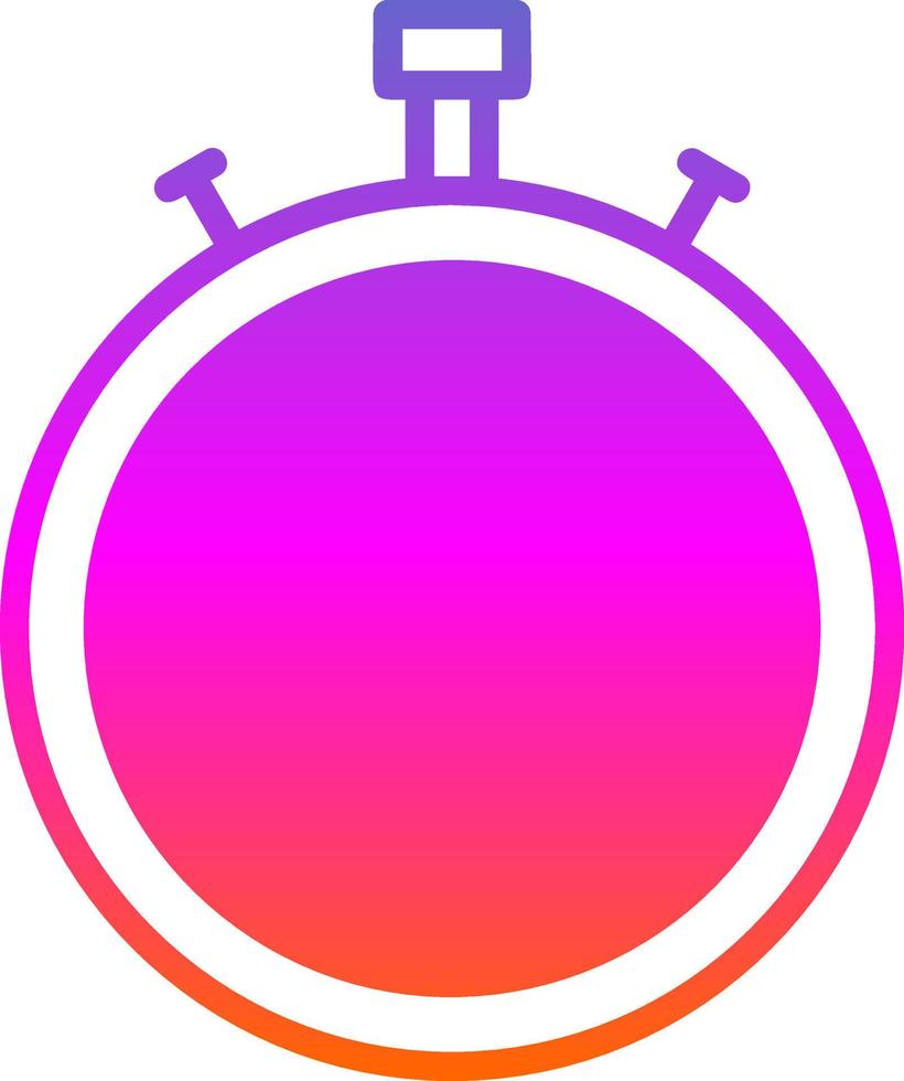 Stopwatch Vector Icon Design