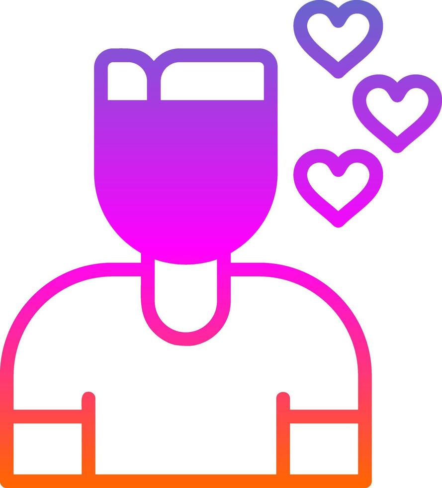 diseño de icono de vector de novio