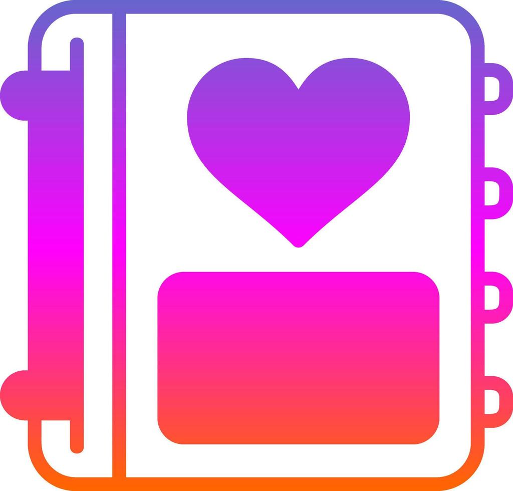 Diary Vector Icon Design