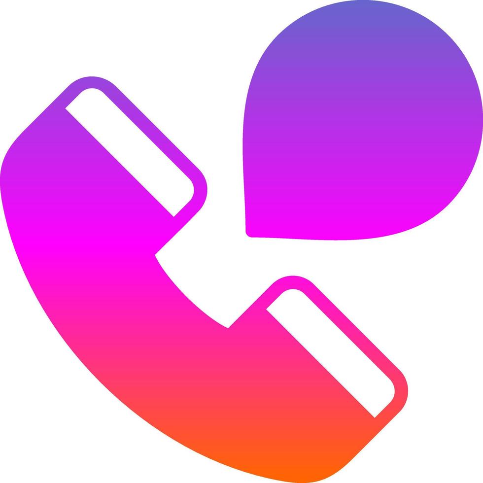 Phone Call Vector Icon Design