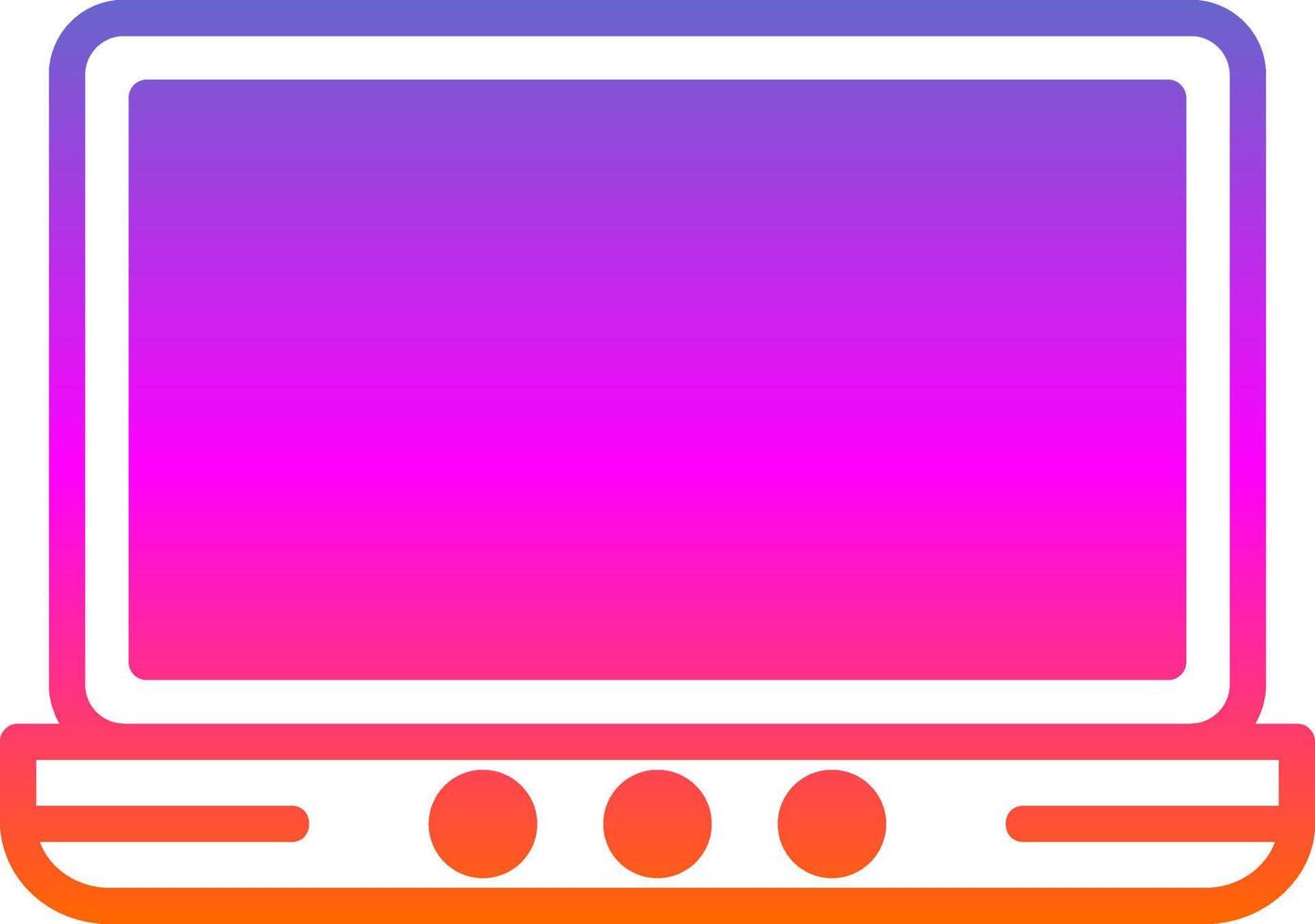 Laptop Vector Icon Design