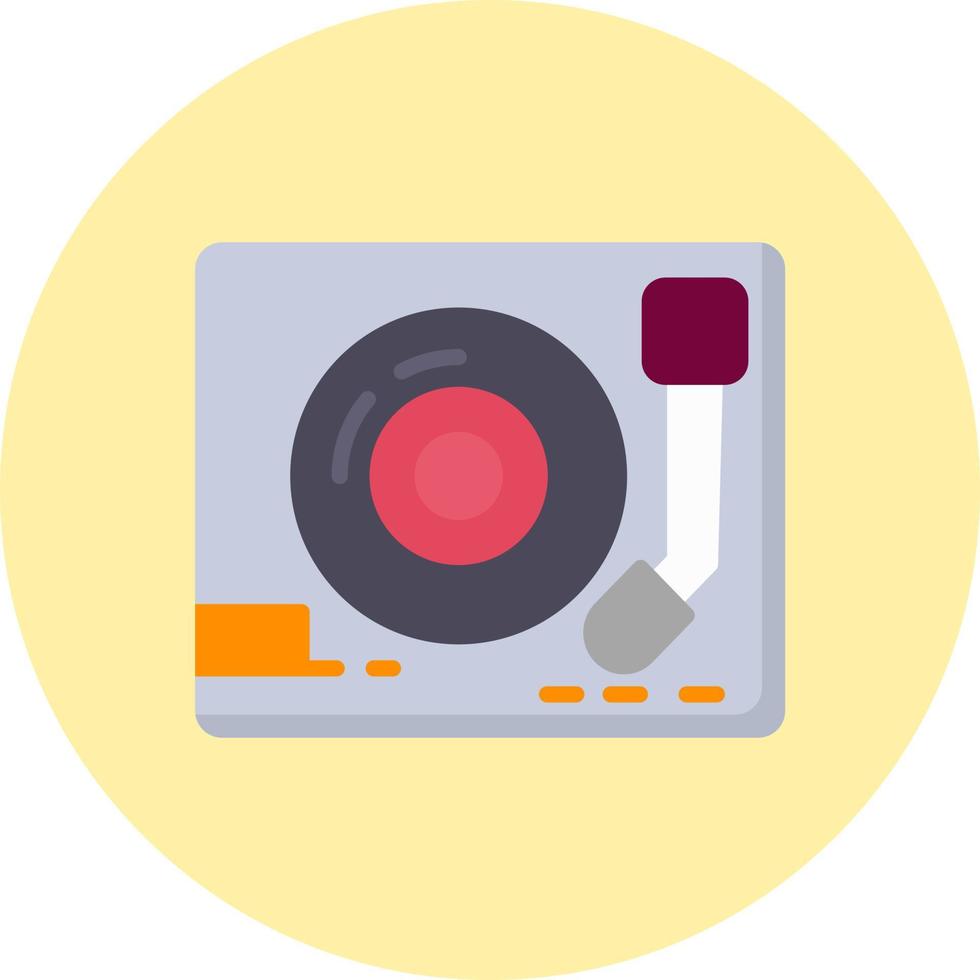 Turntable Vector Icon