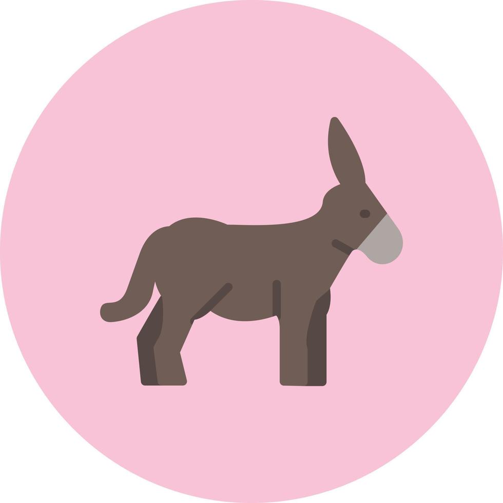 icono de vector de burro