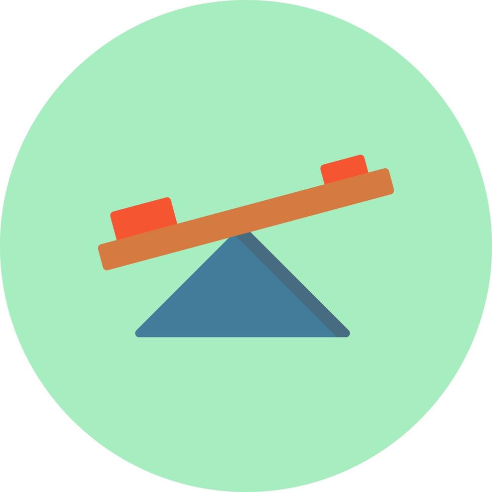 Seesaw Vector Icon