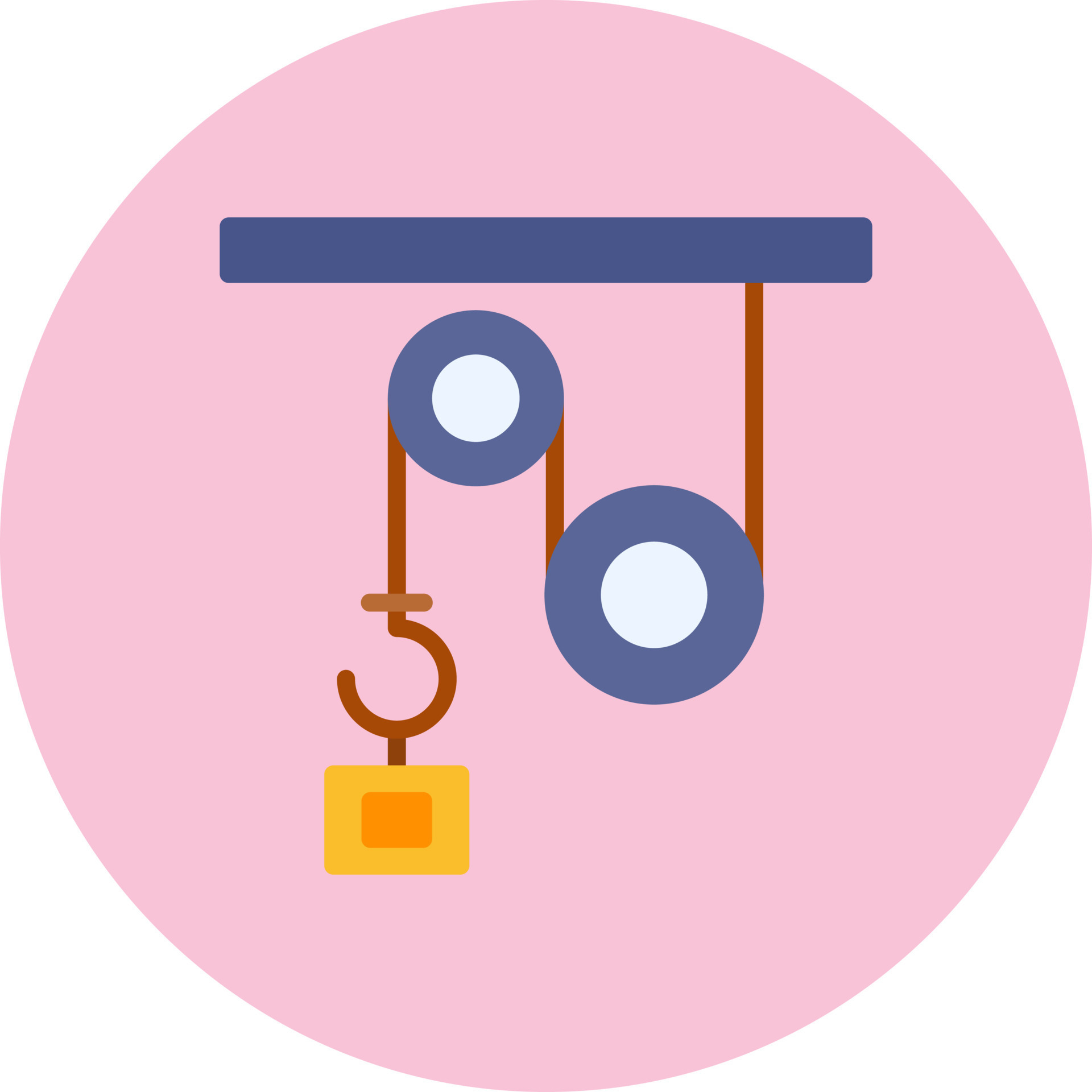 Pulley Vector Icon 16534608 Vector Art at Vecteezy