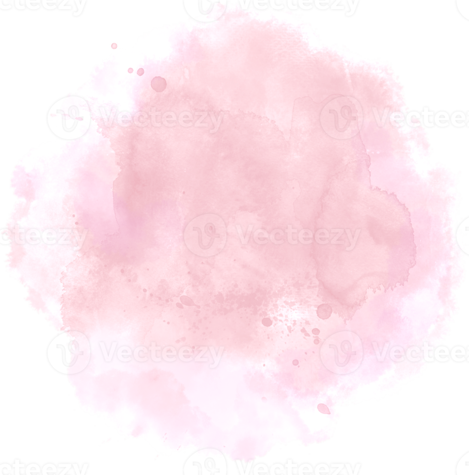 waterverf roze vlek png