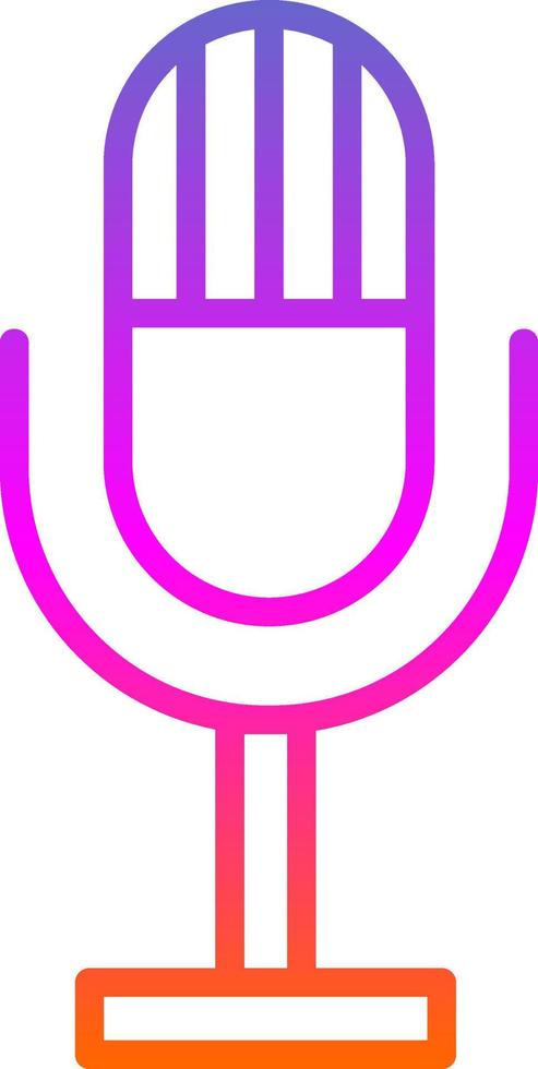 Podcast Vector Icon Design