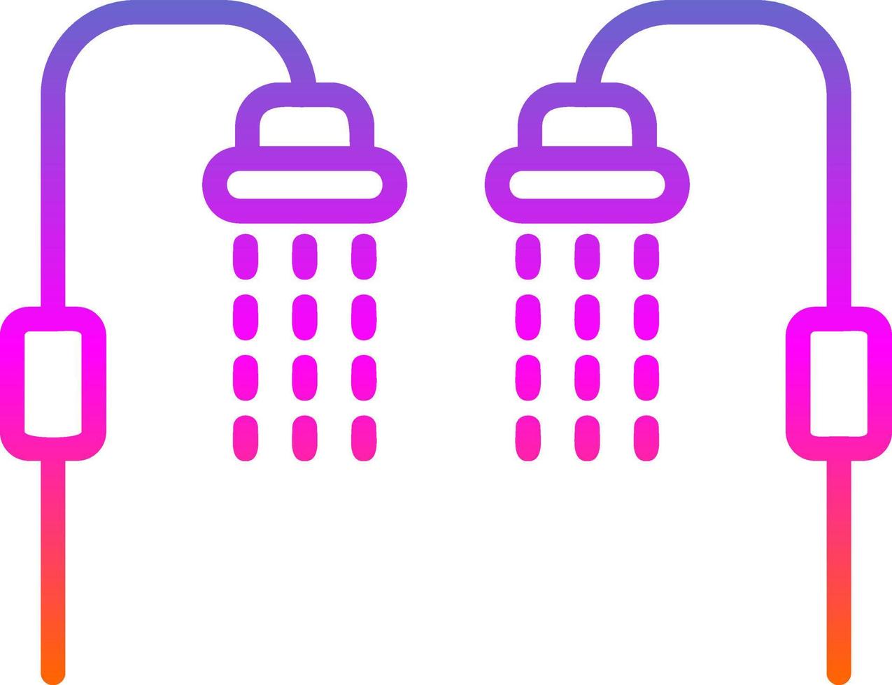 Shower Vector Icon Design