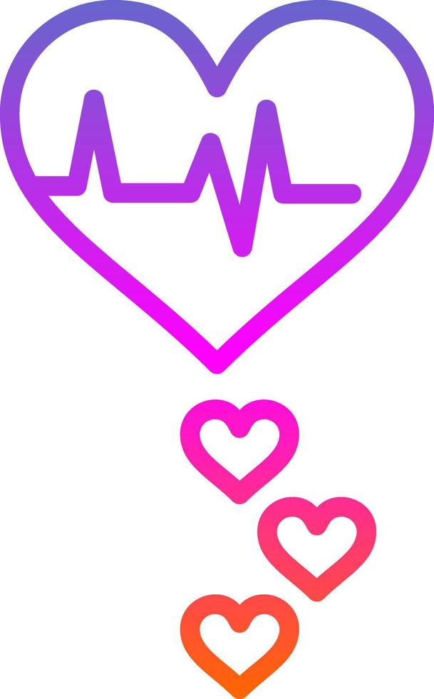 Heart Rate Vector Icon Design